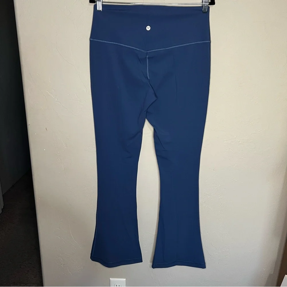 Lululemon Align High‎ Rise Mini Flare Blue Leggings